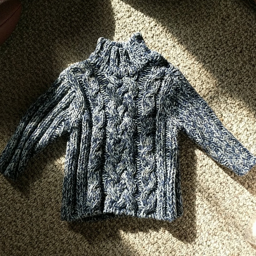 NWT Gorgeous cable knit sweater for 18-24 mos
